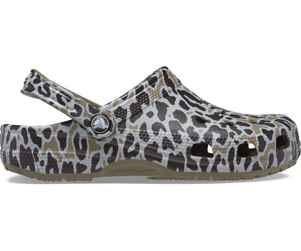 Classic Animal Print Clog Khaki Leopard Crocs Schweiz