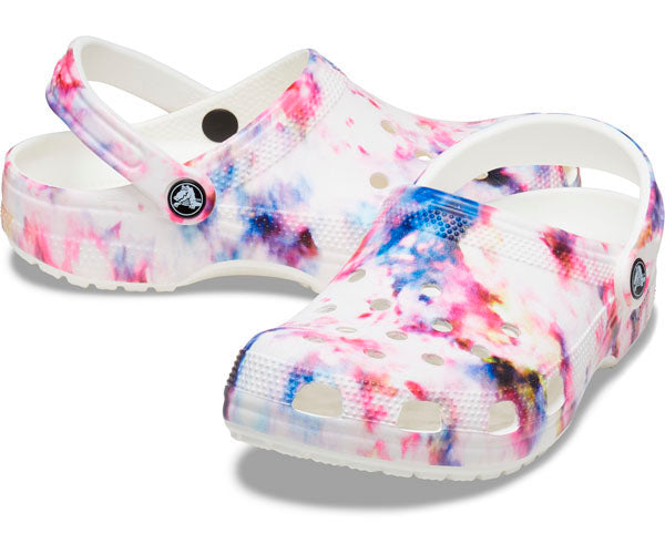 Classic Tie Dye Graphic Clog - Garnet Multi