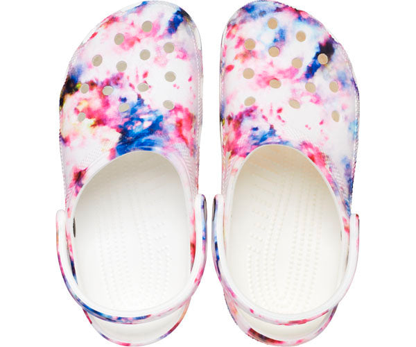 Classic Tie Dye Graphic Clog - Garnet Multi