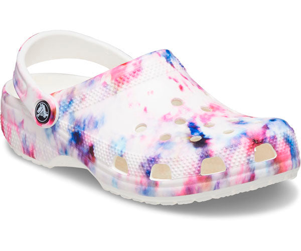 Classic Tie Dye Graphic Clog - Garnet Multi